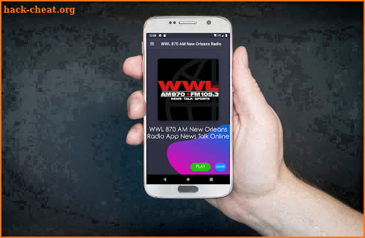 WWL 870 AM New Orleans Radio App News Talk Online screenshot