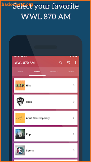 WWL 870 AM Radio Station App New Orleans screenshot