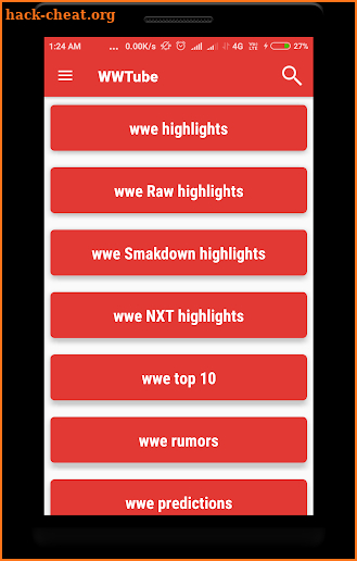 WWTUBE : FOR WWE screenshot
