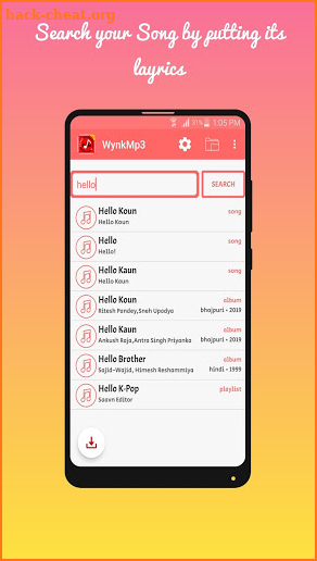 Wynk Music - Free Mp3 Downloader & Wynk Mp3 Free screenshot