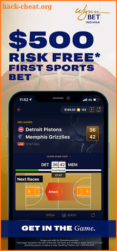 WynnBET: IN Sportsbook screenshot