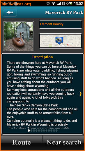 Wyoming Campgrounds screenshot