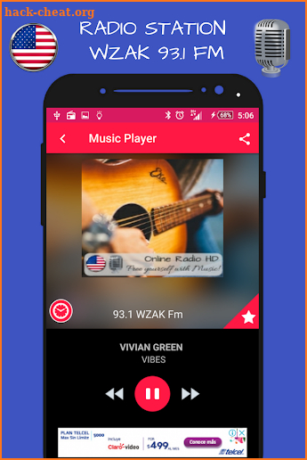 WZAK 93.1 Fm Cleveland Radio Stations HD Online screenshot