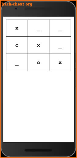 X and O: the tic-tac-toe game screenshot