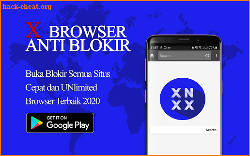 X Browser Buka Situs Blokir Tanpa VPN screenshot