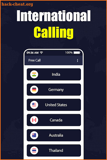 X Calling - Global Phone Call screenshot