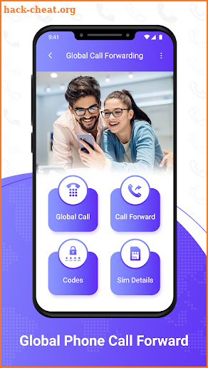 X Global Phone Call Forwarding screenshot