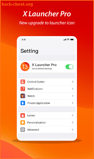 X Launcher for Phone X Max - OS 13 Theme Launcher screenshot