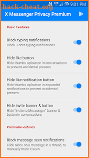 X Messenger Privacy Premium screenshot