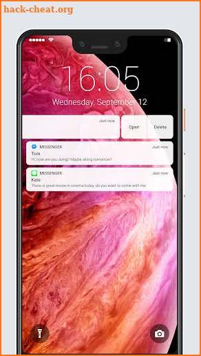 X Phone Lock Screen screenshot