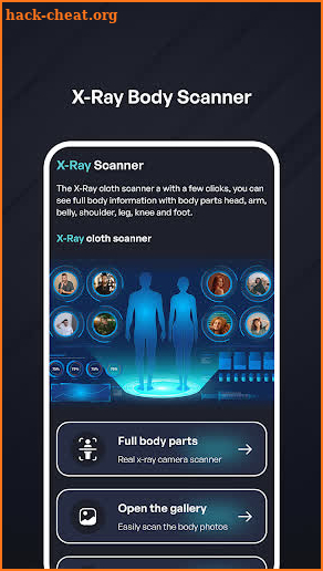 X-ray Body Scanner Camera screenshot