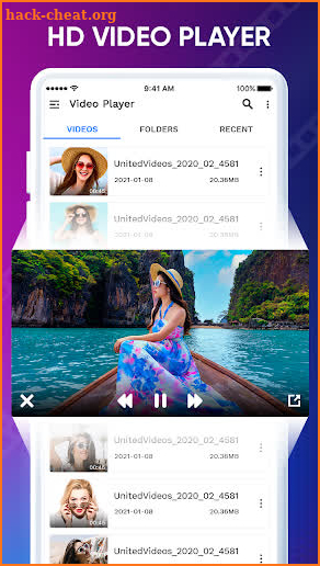 X Video Player - HD Video Player 2021 screenshot