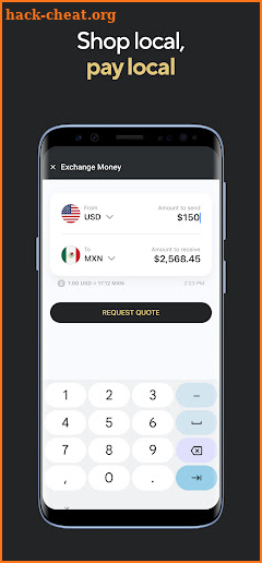 X World Wallet: Visa Card screenshot