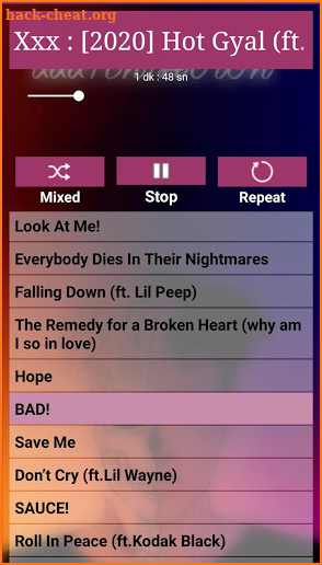 X-x-x-tentacion 2020 Offline (64 Songs) screenshot