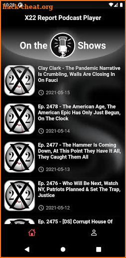 X22 Report Podcast Player screenshot