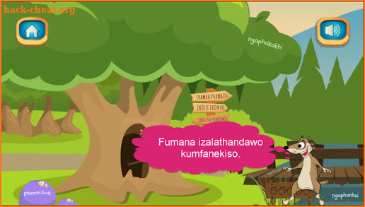 Xander Xhosa Prepositions screenshot