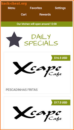 Xcape Cafe screenshot