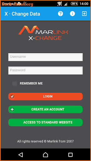 XChange Data screenshot