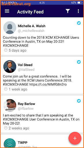 XCM XCHANGE User Conference 18 screenshot