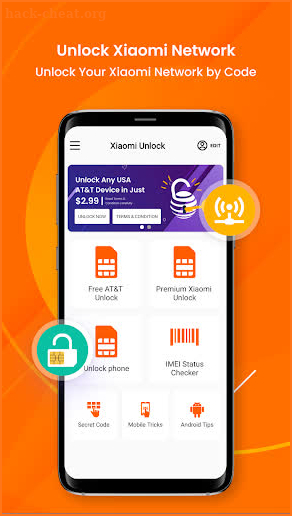 Xiaomi Network Unlock App screenshot