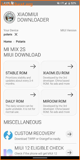 Xiaomiui MIUI Downloader screenshot