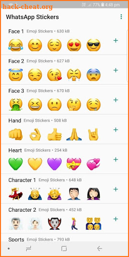 XL Emoji Sticker for WhatsApp (WAStickerApps) screenshot