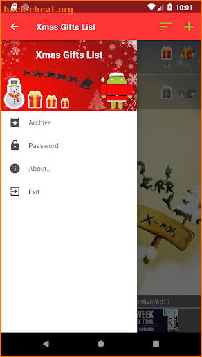 Xmas Gifts List screenshot