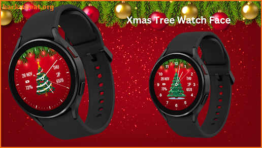 Xmas Tree Watch Face screenshot