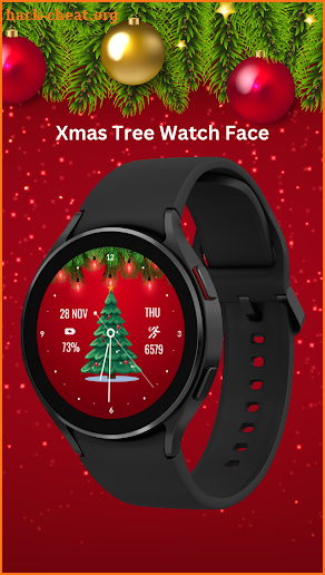 Xmas Tree Watch Face screenshot