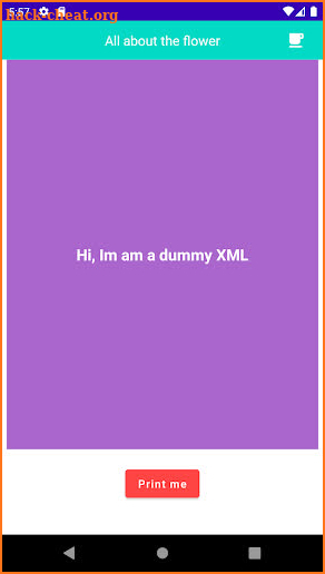XML to PDF Generator Demo screenshot