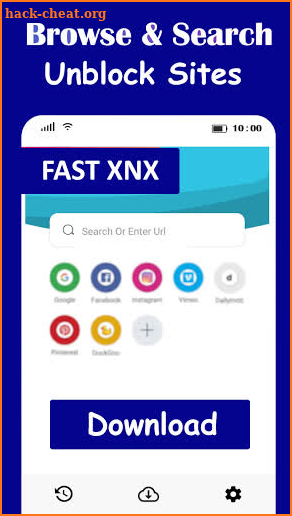 XNX Browser with Video Downloader & Unblock Site screenshot