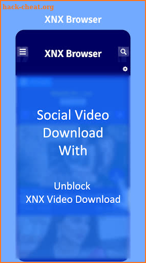 XNX Video Browser screenshot