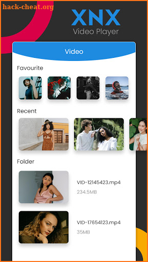 XNX Video Player All Format Full Video HD Player screenshot