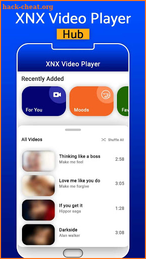 XNX Video Player - All Format HD Video Player screenshot