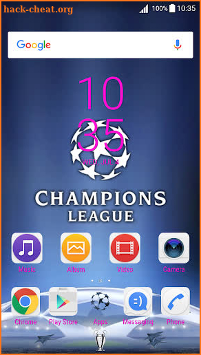 Xperia Theme | Champions League screenshot