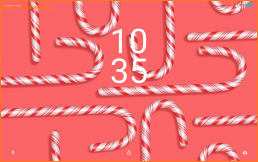 Xperia™ Candy Cane Theme screenshot