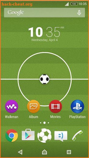 XPERIA™ Football 2018 Theme screenshot