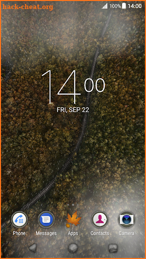 XPERIA™ Magical Autumn Theme screenshot