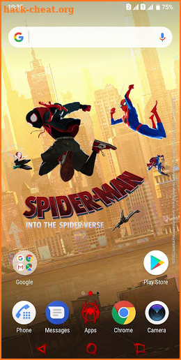 Xperia™ Spider-Man: Into the Spider-Verse Theme screenshot