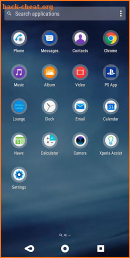 Xperia™ The Four Elements - Air Theme screenshot