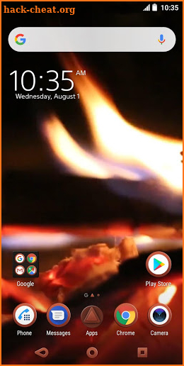 XPERIA™ The Four Elements - Fire Theme screenshot