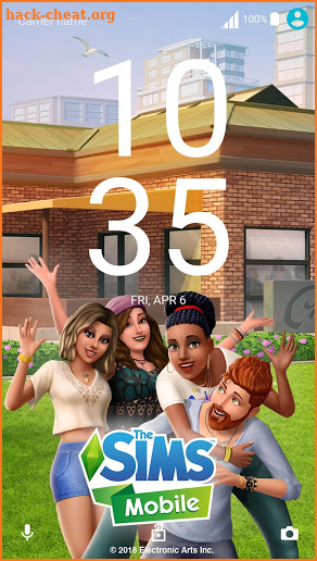 XPERIA™ The Sims Mobile Theme screenshot