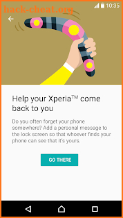 Xperia™ Tips Service screenshot