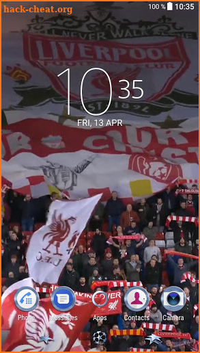 Xperia™ UCL Liverpool F.C. Theme screenshot