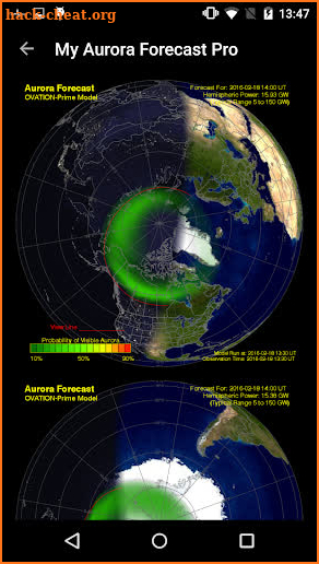 Xplore the North Aurora Alert screenshot