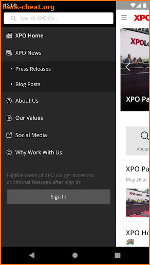 XPO Go screenshot
