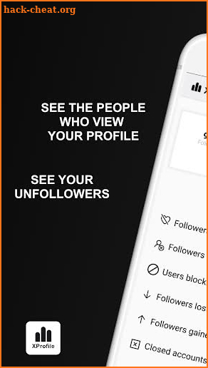 XProfile: Who viewed my profile,follower analysis screenshot