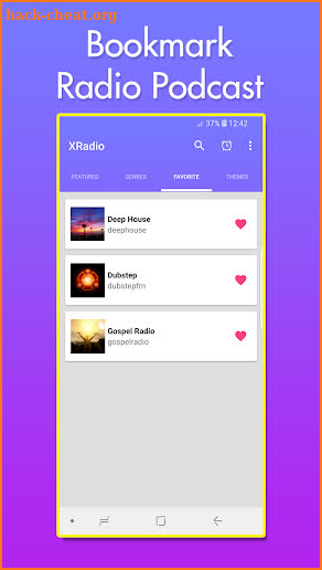 XRadio - Free Podcast & Radio Player screenshot