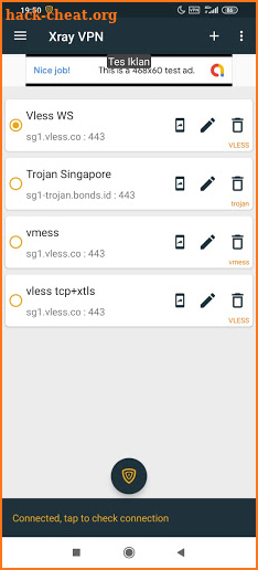 XRAY VPN  - VLESS VMESS Trojan screenshot