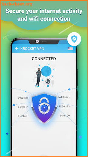 XRocket VPN: Best Free VPN and Secure Proxy Server screenshot